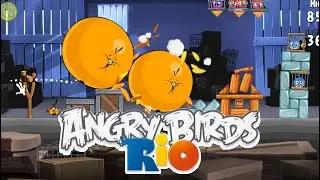 Angry Birds Rio (Custom Smugglers Den levels) BY Crocko Gameplay