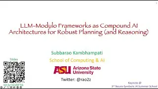 LLM-Modulo Frameworks as Compound AI Architectures for Robust Planning (& Reasoning)