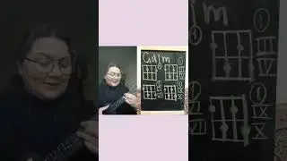 Азбука аккордов на укулеле: Gdim (уменьшенный септаккорд от ноты соль) 