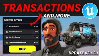 Transactions, Drivable Reboot Van, New Items & More in Fortnite Creative/UEFN! (Update v39.20)