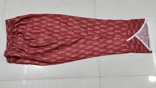 Overlap Palazzo pants cutting and stitching/ Latest Plazo Mohri DIY/ New Palazo/ Trouser/Tulip Pants
