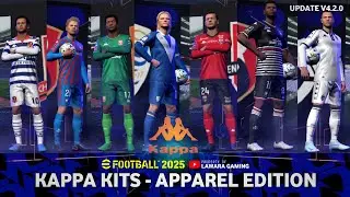 New Kappa kits eFootball 2025 mobile V4.2.0