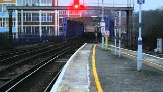 Class 37 667 and 37 602 pass Maidstone East with 6M95