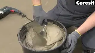 Применение клея для плитки Ceresit