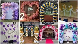 Balloon decoration ideas at home || Balloon decoration