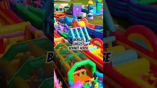 Come with us to jump on the WORLD’S LARGEST BOUNCE HOUSE