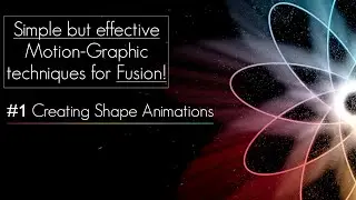 Animated Particle Logo Reveal - #1 Creating the Base Animation (for Fusion DaVinci Resolve Beginner)