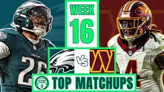 Eagles @ Commanders Top Matchups Week 16 | Injury Reports, Stats, Standing, Depth Charts & More