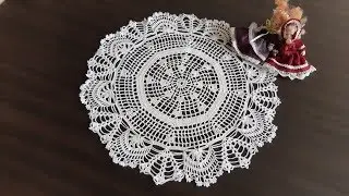 How to crochet an octagonal napkin crochets