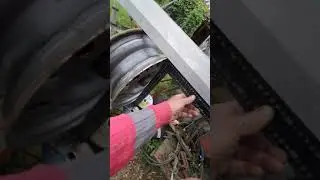 Устанавливаем правильную геометрию передней балки минитрактора.