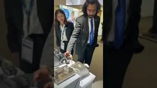 Achema exhibition 2024 view. #peristalticpump #microfluidics #machine #automobile #dosing