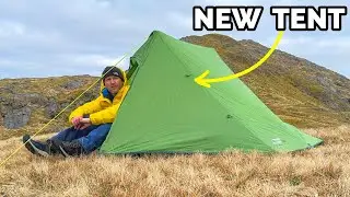 Mountain Hiking & Wild Camping Adventure with a Budget Friendly Tent! ⛺️