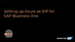 Identity and Authentication Management in SAP Business One