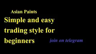 Asianpaints call Explanation || Importance of #trendline || simple and easy #tradingforbeginners