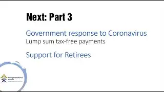 Intergenerational Wealth - Helping you understand the recently introduced Government stimulus(Part3)