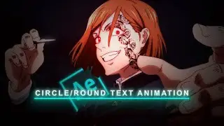 CIRCLE TEXT ANIMATION , AFTER EFFECT TUTORIALS