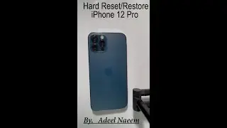 Hard Reset iPhone 12 Pro - How to Factory Reset iPhone 12 Pro #AdeelNaeem #iPhone12PRO