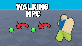 How to make a WALKING NPC in Roblox Studio