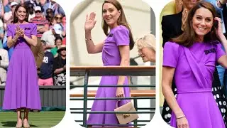 #PrincessCatherine's👸 style 👗 at #wimbledon2024 🎾👑🇬🇧#courtesy:#townandcountrymagazine#hellomagazine