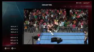 WWE 2K19: Avalanche Falcon Arrow on the Steel Steps