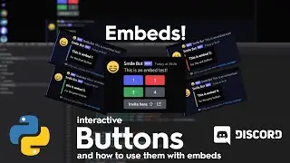 [OUTDATED] How to use Buttons with Embeds | Discord.py and discord-components