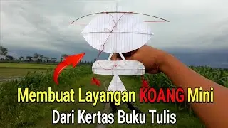 How to Make Mini KOANG Kites From Notebook Paper