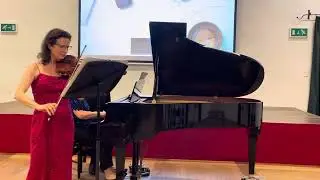 Ravel, Violin Sonata No. 2: II. Blues - Madeleine Mitchell, violin, Lorna Griffitt, piano