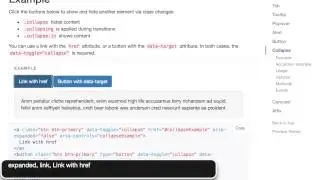 Bootstrap collapse plugin