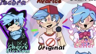 Different FNF Boyfriend AU's | Speedpaint! | OLD