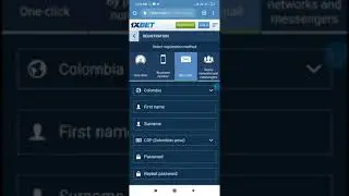 Cómo crear una cuenta en 1XBet Ecuador 
