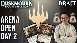Win This Draft For A Shot At $2000! | Arena Open Day 2 | Duskmourn Draft | MTG Arena