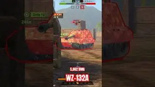 [5,662 DMG] WZ-132A WoT Blitz [come1v1] #wotbliz #worloftanksblitz #вотблиц #wotb #mobilegame #shots