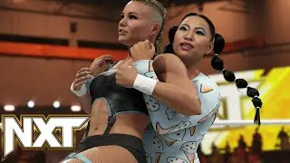 WWE 2K23 - WOMEN DEBUTS WENDY CHOO VS IVY NILE - SINGLES ACTION [NXT]