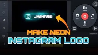 Make Neon Instagram logo Animation | How To Make Neon Instagram logo Animation | Aakash Rajbhar