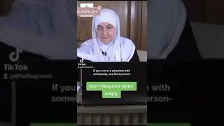 Don't Respond When Angry