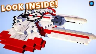 Minecraft Spaceship Tutorial and Timelapse Spaceship 3