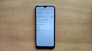 How to Select 5G Network on Samsung A22 5G