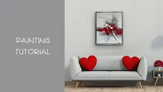 Easy Textured Art For Beginners | Abstract Acrylic Painting Tutorial
