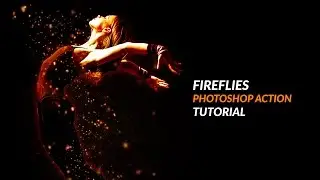 Fireflies Photo Effect and Animation Photoshop Action Tutorial
