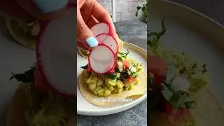 RECIPE IN COMMENTS 🥰 SMASHED AVOCADO WHITE BEAN TACO The Peaceful Kitchen my friend’s new cookbook