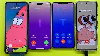Incoming+Outgoing Call+FaceTime Moto Razr 40 Ultra/Samsung Z Flip5 vs IPhone 15 Pro Max+11 Pro Max