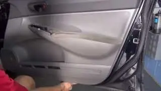 How to remove the trim and door on a Honda Civic