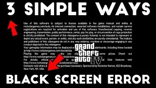 3 Simple Ways to Fix Black Screen in GTA 4 | How to Fix Gta 4 Disclaimer Stuck Error in Windows 10?