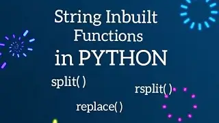 String inbuilt functions in 