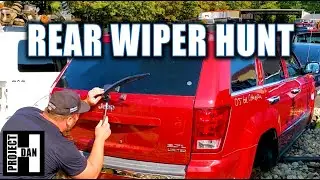 JUNK YARD HUNT AND FIXING A JEEP GRAND CHEROKEE / COMMANDER REAR WIPER ARM