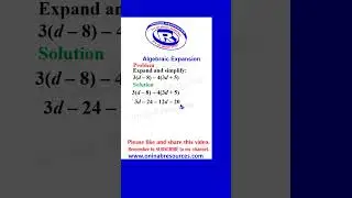 Algebraic Expansion 2