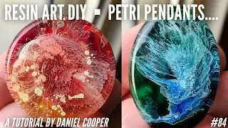 #84. RESIN ART DIY || PETRI PENDANTS || Step By Step HOW TO!