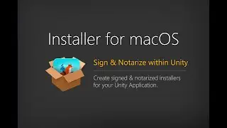 How to create a mac installer in Unity 3D