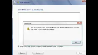 Fixing "No device drivers were found"