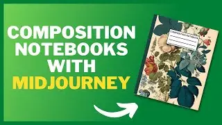 How To Create Composition Notebooks With Midjourney For Amazon KDP | Step by Step Guide 